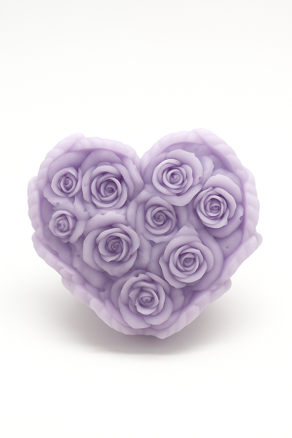 Săpun cu lavandă, formă INIMĂ