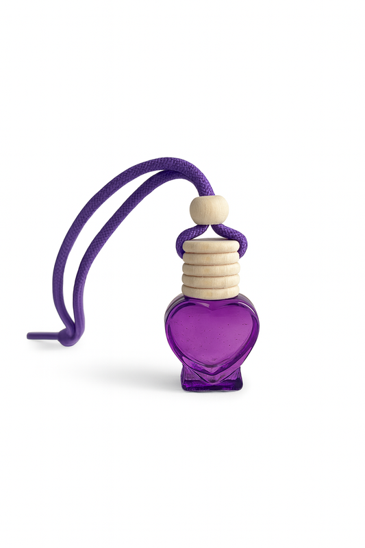 Odorizant auto cu lavandă naturală - formă inimă