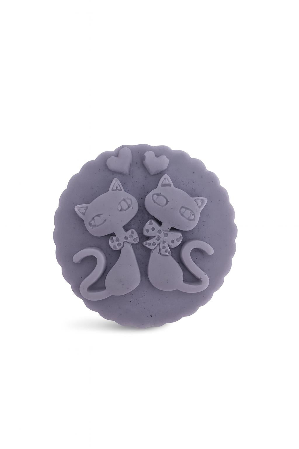 Săpun natural cu lavandă handmade - formă pisicuțe