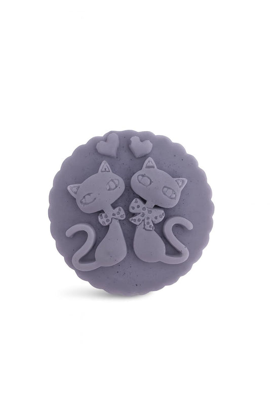Săpun natural cu lavandă handmade - formă pisicuțe